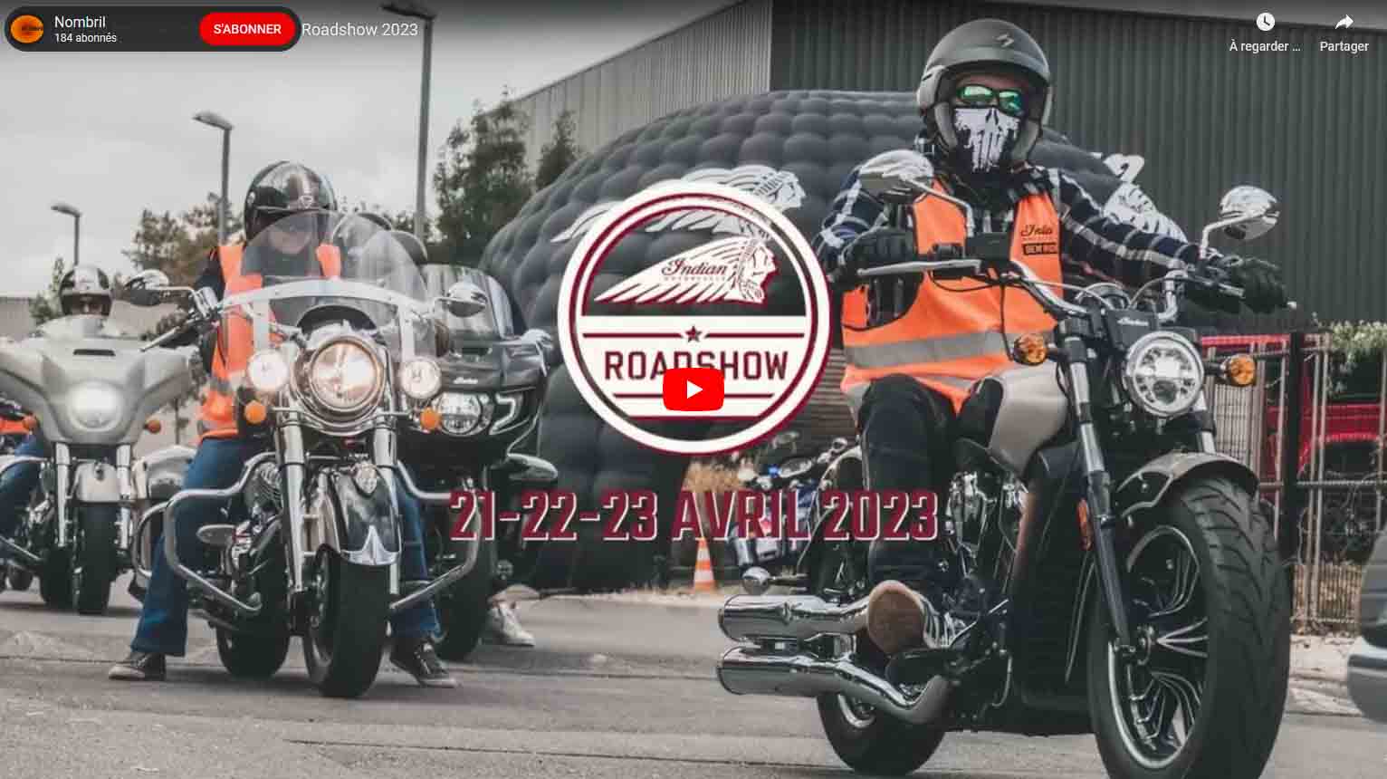 vidéo Indian motorcycle Roadshow