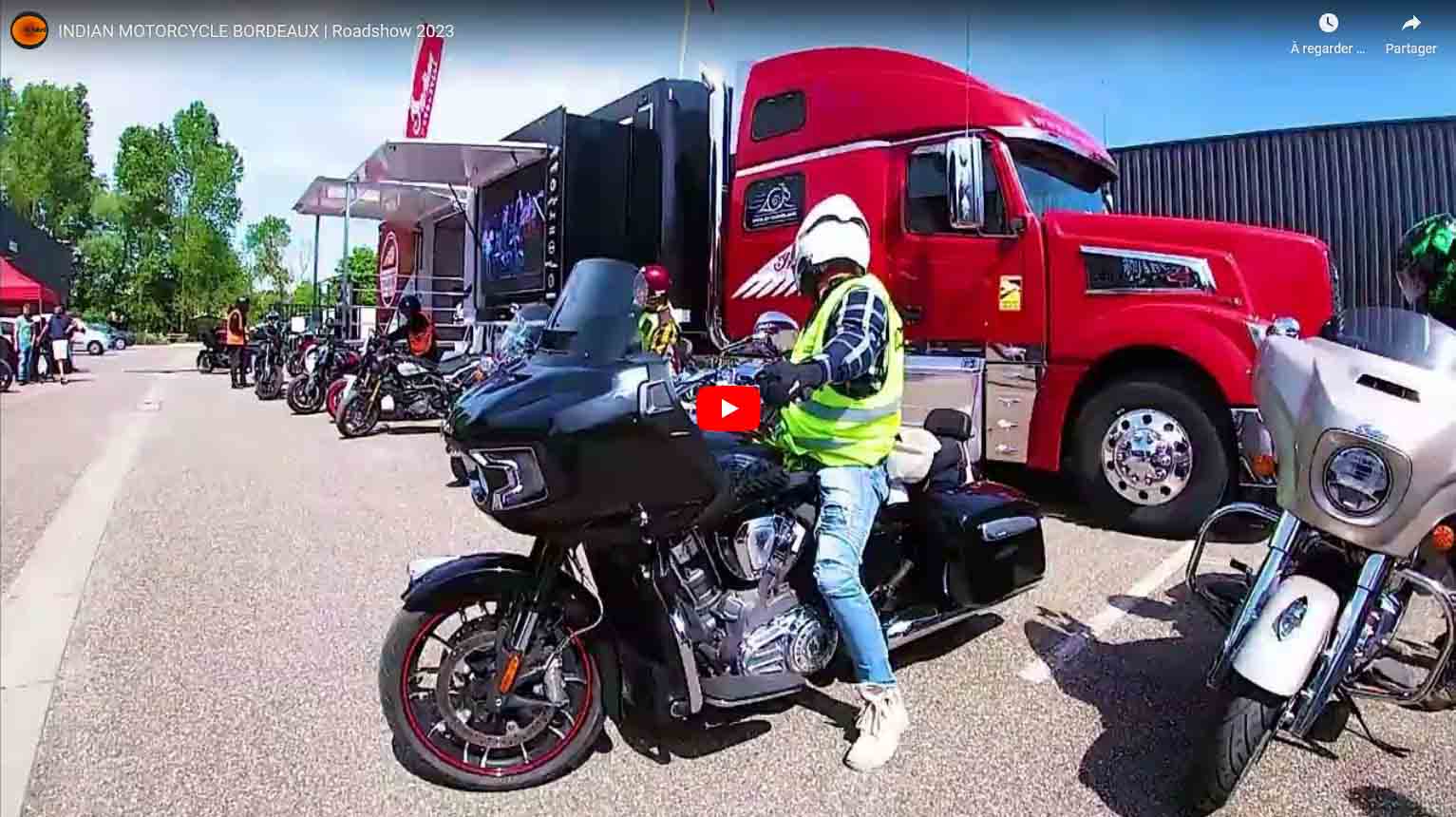 vidéo Indian motorcycle Roadshow 2023